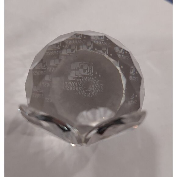 Swarovski Crystal Owls Retired Woodland Large 2" Small 1.5" Jewel Eyes Set Of 2 - Picture 11 of 15